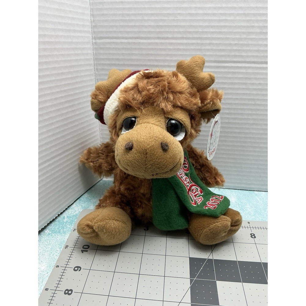 Pepsi Cola Christmas 2012 Plush Moose‎ 10" NEW